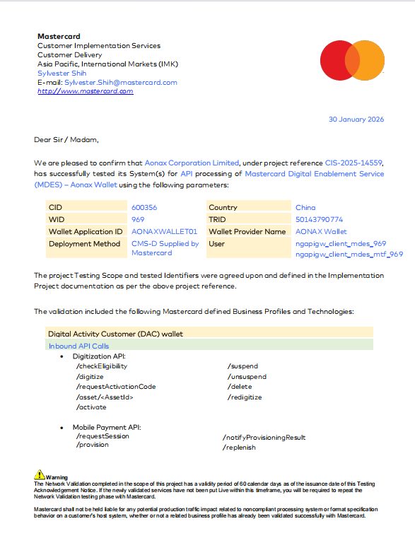 Mastercard MDES